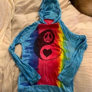 Flowers by Zoe hoodie size small